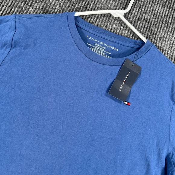 Tommy Hilfiger Other - Tommy Hilfiger Shirt Youth Large Blue Long Sleeve Crew Casual School New